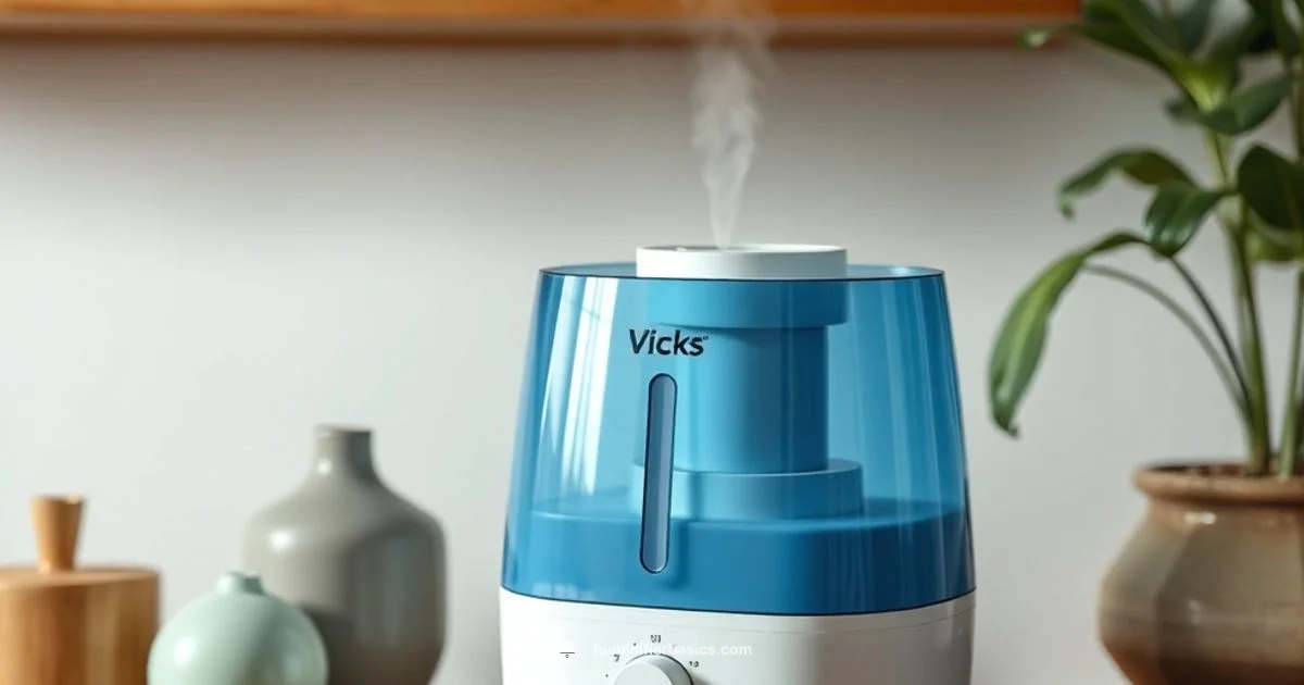 Vicks Humidifier in Use - HumidifierBasics